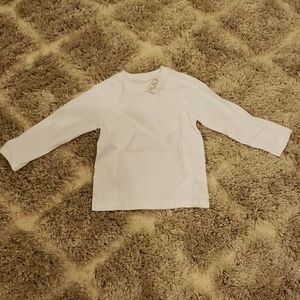 White long sleeve layering shirt - NEW w TAGS